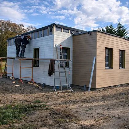Projet d’ossature bois et d’extension dans le Loir-et-Cher
