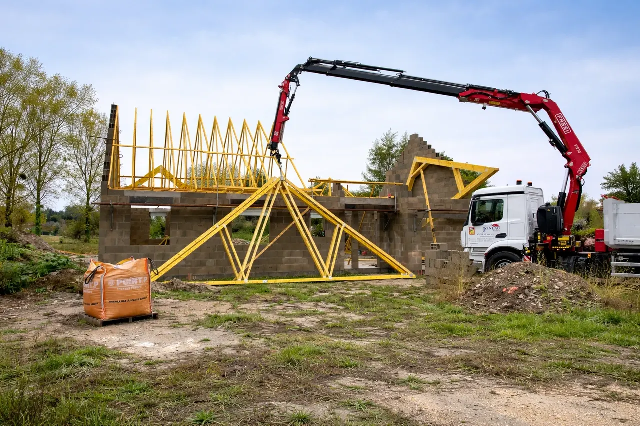 Travaux de charpente réalisés par l’Entreprise Joneau dans le Loir-et-Cher